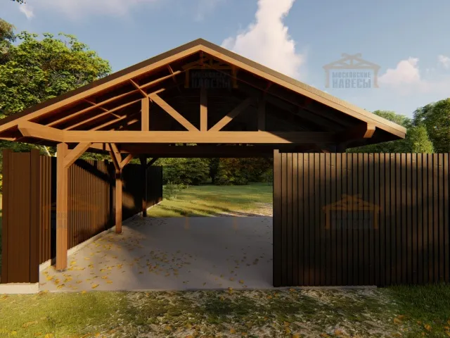 Навес для автомобилей КОРОЛЕВ — Фото 4