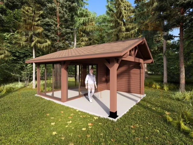 Застекленная беседка БУРЕВЕСТНИК 2.0 — Фото 10