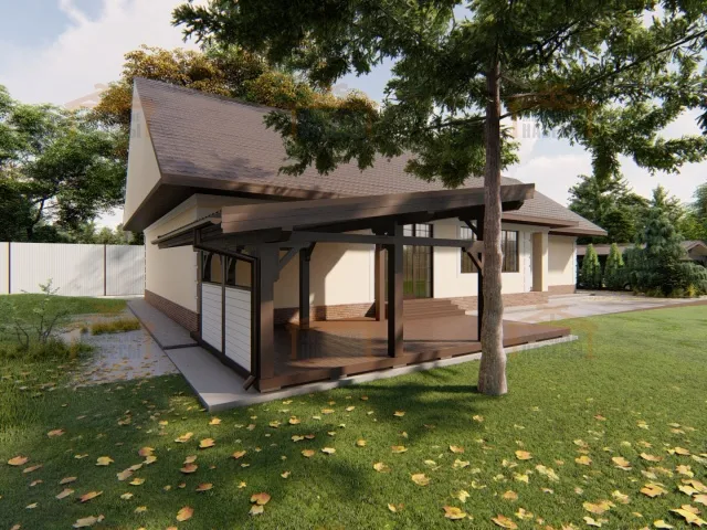 ВЕРАНДА-ТЕРРАСА К ДОМУ ПРОСТОР — Фото 4