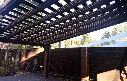 НАВЕС-БЕСЕДКА МОДЕРН — Фото 2