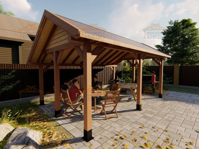 НАВЕС-БЕСЕДКА АЛЛЕГРО — Фото 3