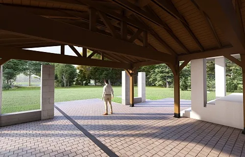 Навес для двух машин АЛЬПИЙСКИЙ — Фото 6