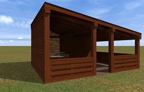 НАВЕС ДЛЯ БАРБЕКЮ ВИНДЗОР — Фото 5