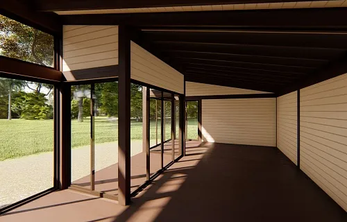 Застекленная беседка КАМЕЯ 2.0 — Фото 2