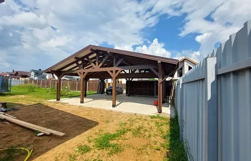 Деревянный навес ЭРМИТАЖ — Фото 2