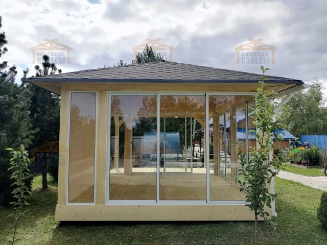 Застекленная беседка АДМИРАЛ — Фото 3