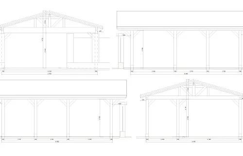 Навес для двух машин АЛЬПИЙСКИЙ — Фото 9