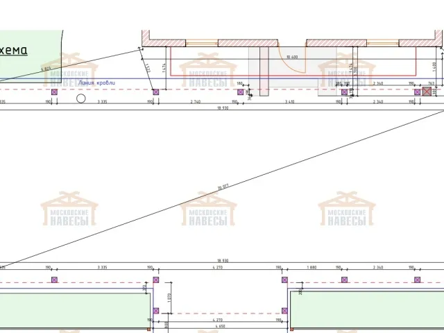 Навес для автомобилей МЕРИДИАН — Фото 10