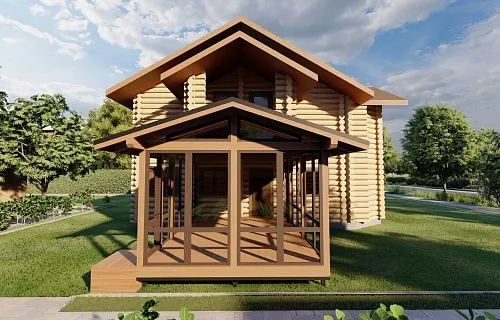 ВЕРАНДА К ДОМУ ЭДЕЛЬВЕЙС — Фото 3