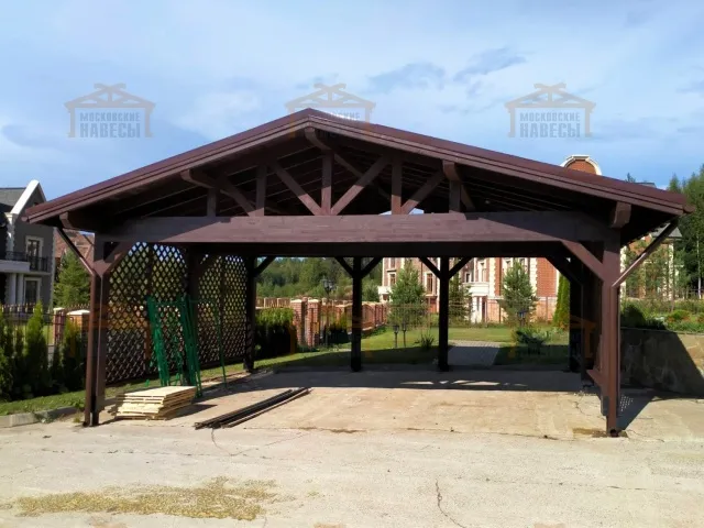 Навес для 3ех машин ВЕСТА 2.0 — Фото 7