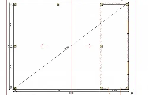 Навес для двух автомобилей с хозблоком БАВАРИЯ — Фото 10