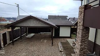 Навес для двух автомобилей с хозблоком КАЛИФОРНИЯ - миниатюра