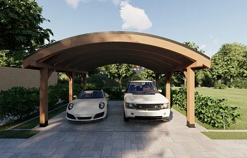 НАВЕС С ГНУТОКЛЕЕНЫМИ БАЛКАМИ ОКСФОРД — Фото 6