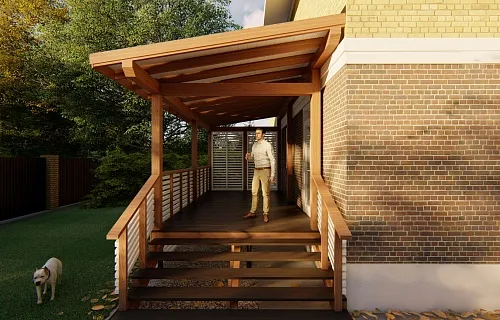 ВЕРАНДА К ДОМУ БРИСТОЛЬ — Фото 3