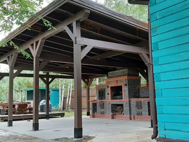 НАВЕС ДЛЯ БАРБЕКЮ НОРМАНДИЯ MAXI — Фото 2