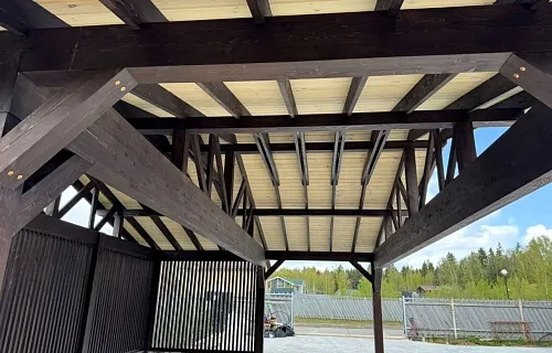 Навес для трех машин ТРИО — Фото 12