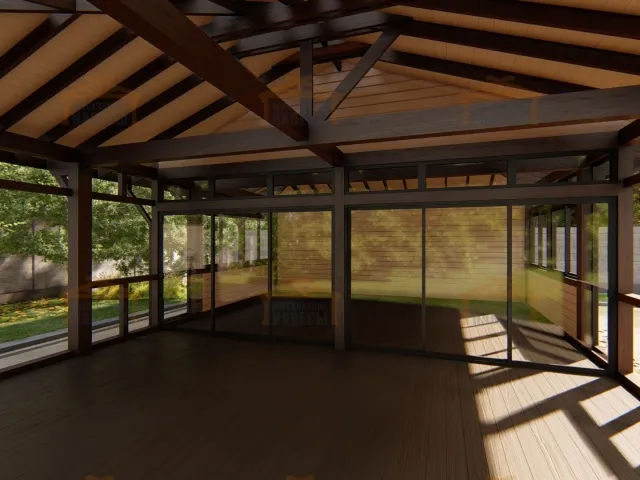 Застекленная беседка ГРАФСКАЯ ПРИСТАНЬ XL — Фото 8