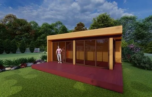 Застекленная беседка САДОВЫЙ ОФИС — Фото 9