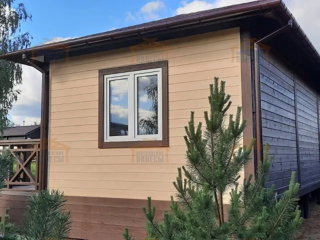 Застекленная беседка с хозблоком САКСОНИЯ 2.0 — Фото 4