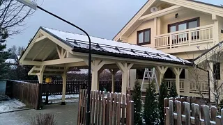 Навес для двух машин АСТОР - миниатюра