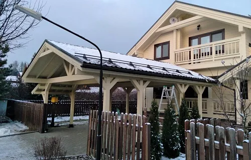 Навес для двух машин АСТОР — Фото 3