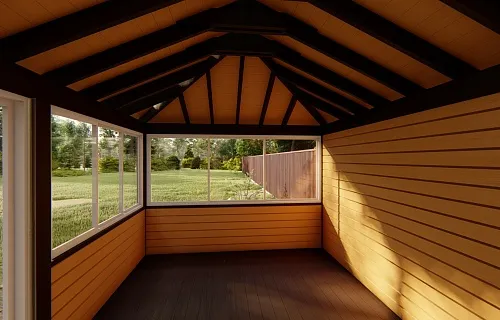 Застекленная беседка АКВИТАНИЯ 2.0 — Фото 6