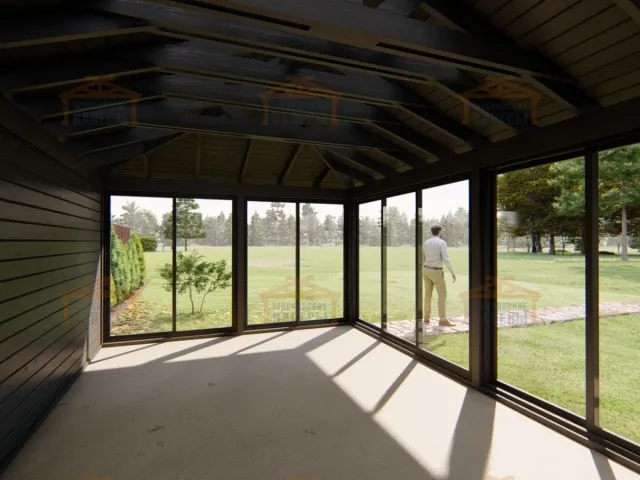 Застекленная беседка ЧАЙКА 2.0 — Фото 9