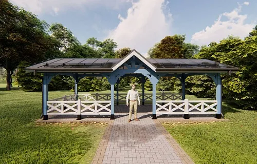 НАВЕС-БЕСЕДКА НЕРОН 2.0 — Фото 6