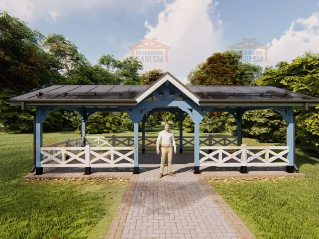 НАВЕС-БЕСЕДКА НЕРОН 2.0 — Фото 6