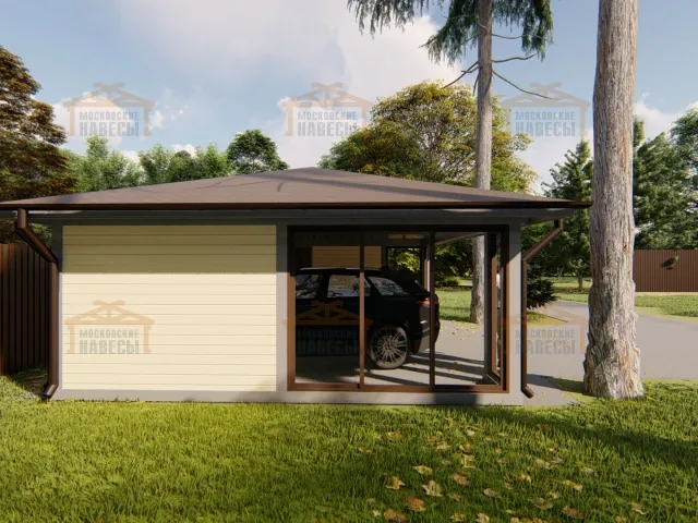 Навес-гараж БАЛТИК — Фото 6