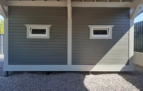 Навес для двух автомобилей с хозблоком КАРЕЛИЯ 2.0 — Фото 4