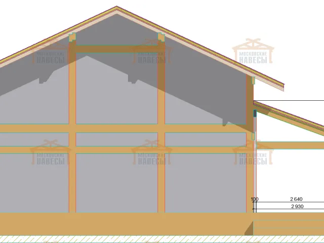 Веранда к фахверковому дому СИРИУС — Фото 8