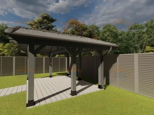 НАВЕС-БЕСЕДКА МАЛИНОВКА — Фото 4