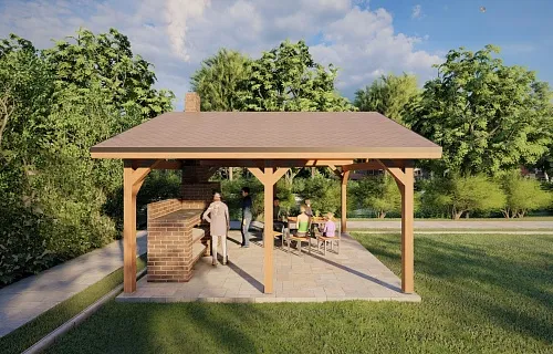 Навес для барбекю ДАКОТА — Фото 4