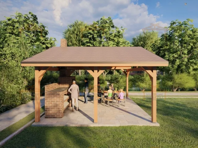 Навес для барбекю ДАКОТА — Фото 4