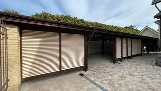 Деревянный навес для авто с ограждениями МОНТЕ-КАРЛО - миниатюра