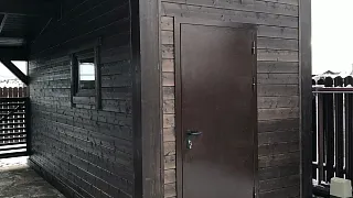 Навес односкатный с хозблоком УСАДЬБА - миниатюра