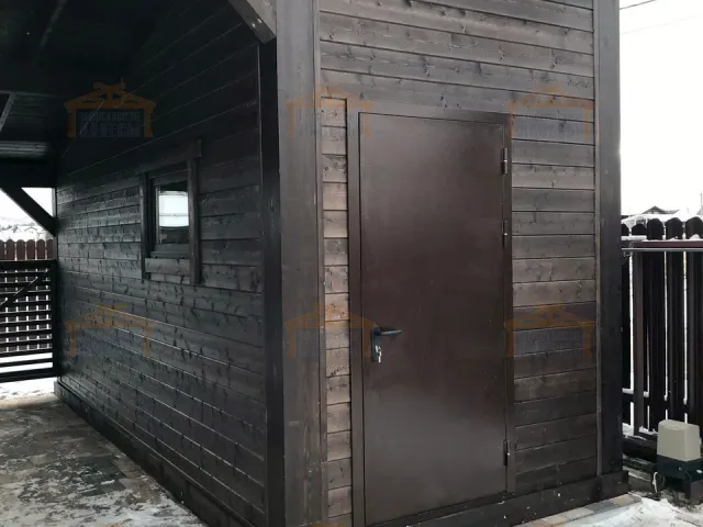 Навес односкатный с хозблоком УСАДЬБА — Фото 5