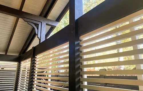 Навес для четырех авто с хозблоком АРНОЛЬД — Фото 6