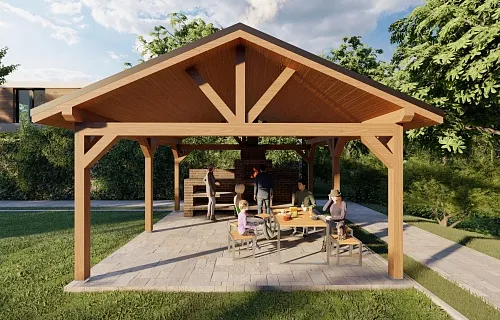 Навес для барбекю ДАКОТА — Фото 3