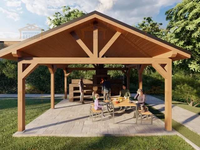 Навес для барбекю ДАКОТА — Фото 3