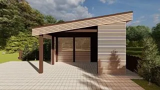 НАВЕС-БЕСЕДКА ЛАВАНДА - миниатюра