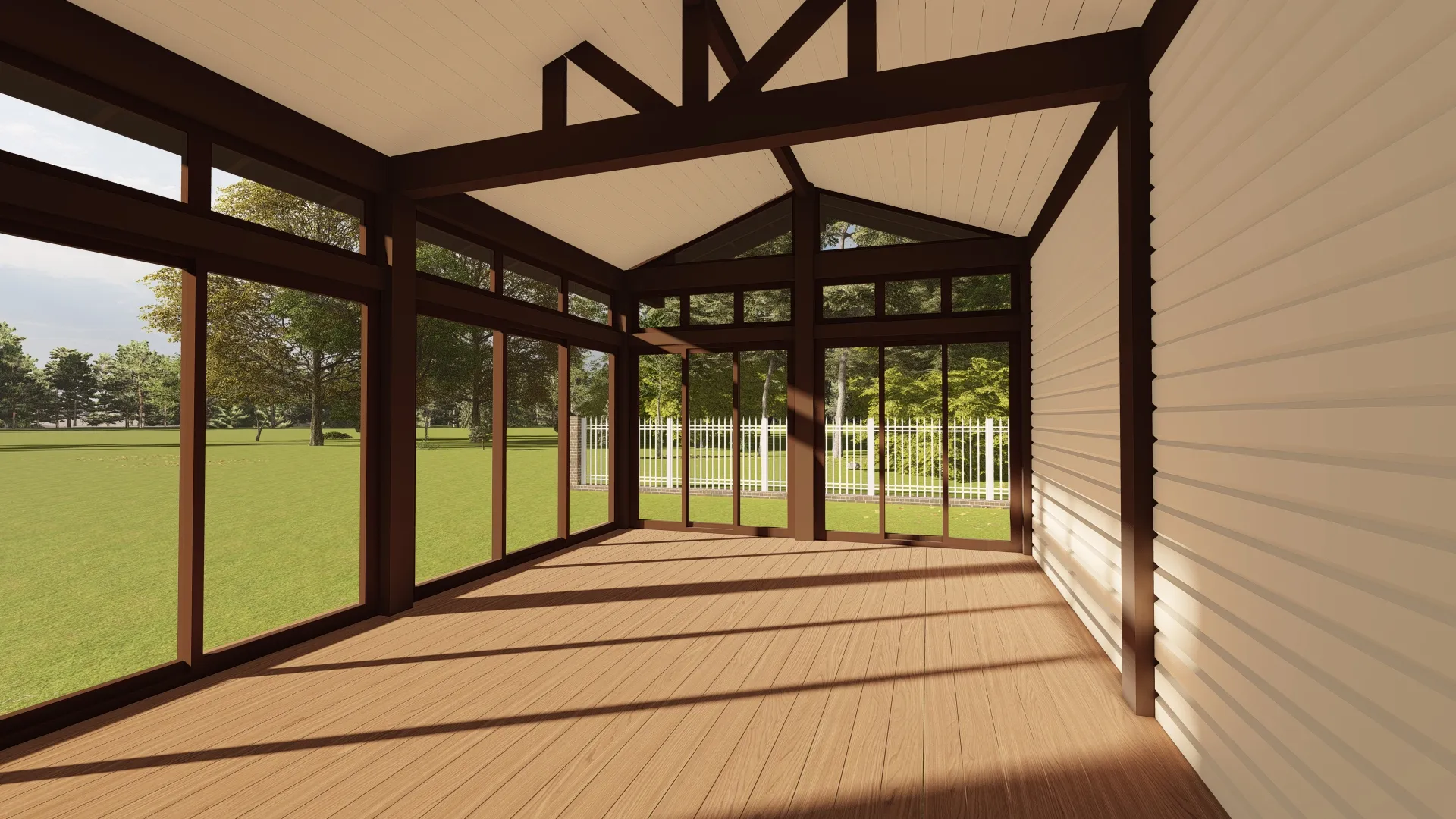 Застекленная беседка с хозблоком ЖАСМИН — Фото 10