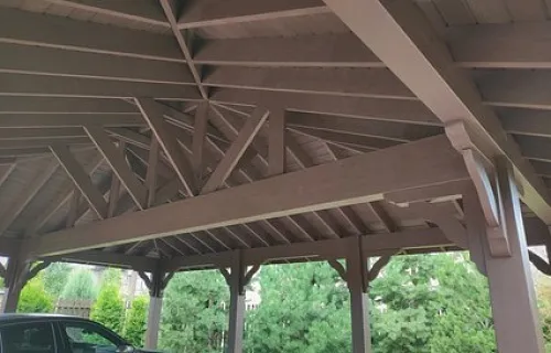 Навес для 3ех машин ВЕСТА — Фото 2