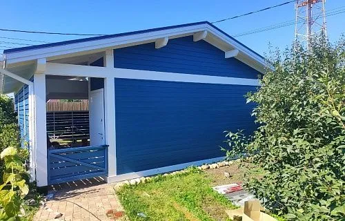 Навес для трех авто с хозблоком СОНАТА — Фото 4