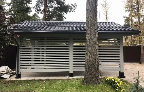 Навес для двух машин ФОРТЕ — Фото 2