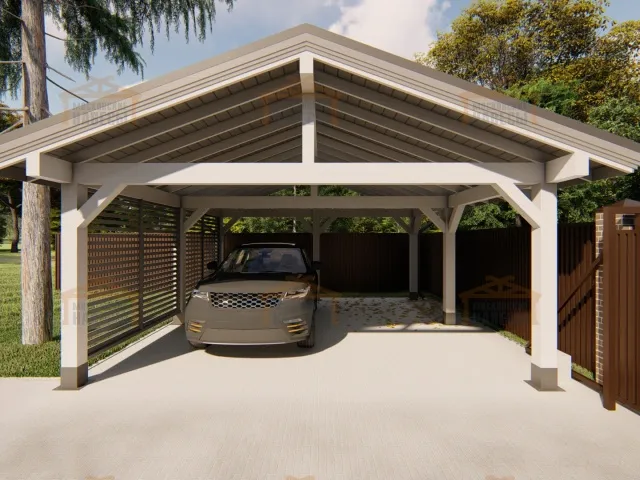 Навес для двух машин ФОРТЕ — Фото 7