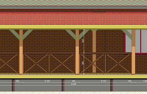 ВЕРАНДА К ДОМУ ГАММА — Фото 6