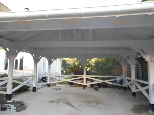 Навес для двух машин РЕНЕССАНС — Фото 3