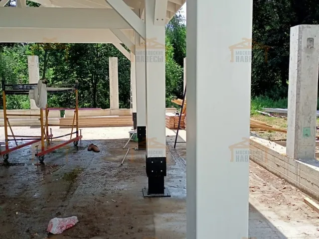 Навес для шести машин БОЛЬШОЙ — Фото 7